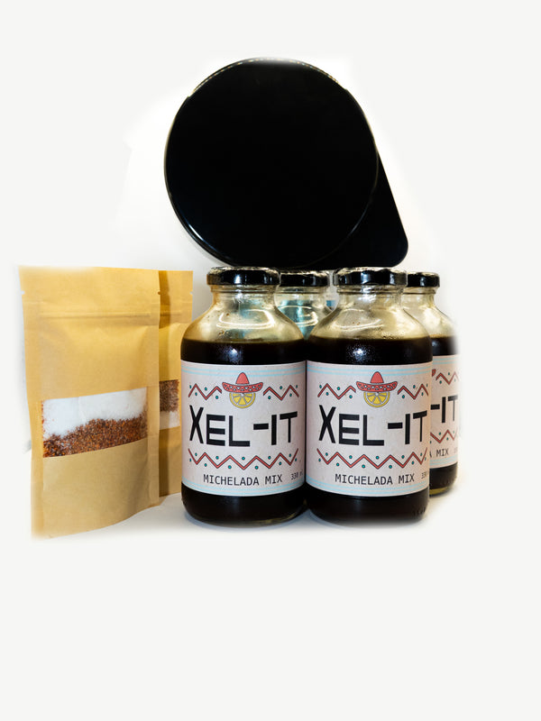 Pack 4 Xel-it + Escarchador + 2 sales a eleccion